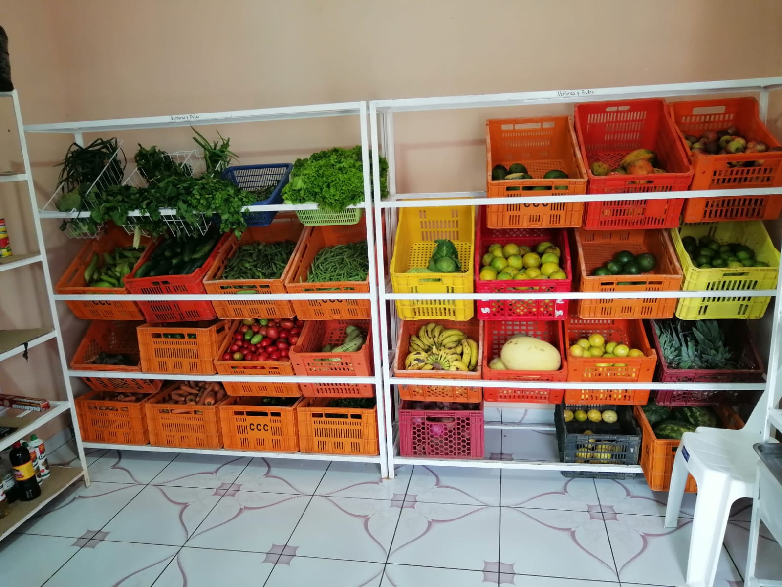 Frutas y verduras frescas