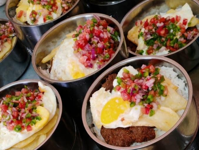 Silpancho en viandas