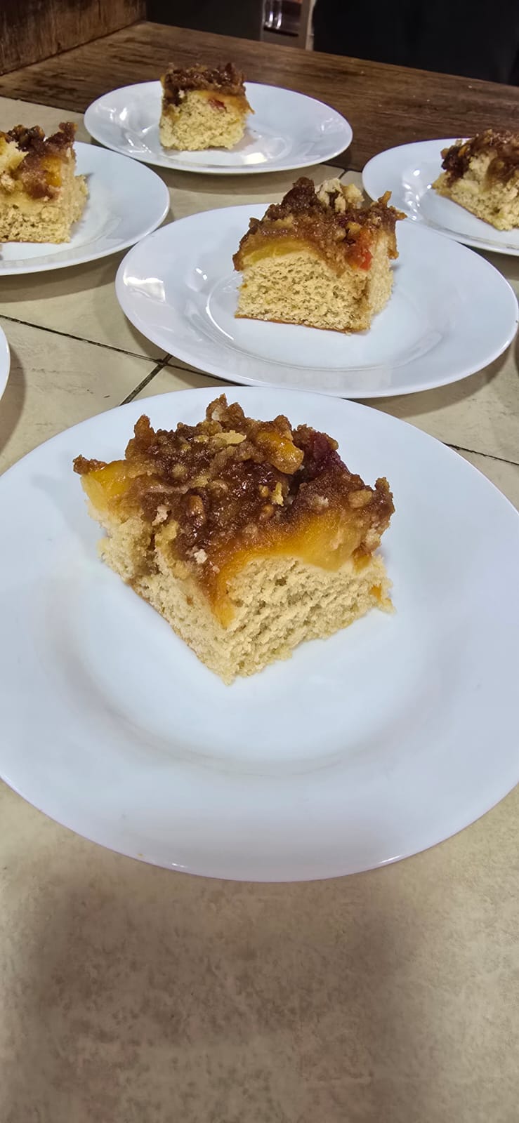 Torta de durazno